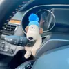 Para-lama de Carro Acessórios Internos de Carro Enfeites de Boneco Piloto Presente Conjunto de Pisca-alerta e Limpador de Para-brisa Alavanca de Câmbio