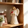 Estátua de Novo Produto Transfronteiriço O Pássaro Vermelho e o Anjo Ornamento de Mesa
