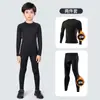 Tirador Niños Calcetines Base Ropa de Entrenamiento Otoño e Invierno Ropa de Fitness Acondicionamiento Físico Fútbol Niños Deportes Trajes de Baloncesto Hombres