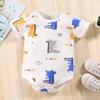Bolsa para Bebé Verano Delgada Ropa para Recién Nacido Mameluco Pijama para Bebé Recién Nacido Triángulo Harem Algodón Puro