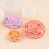 Molde de silicona para vela con aroma a peonía, molde para figurillas de jabón y yeso, molde para manualidades para paisajes en miniatura y decoraciones
