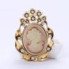 Broche Palacio Vintage Corsage para Mujer Moda Europea y Americana de Belleza Insignia Pin para Solapa Hebilla para Cuello