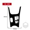 Adecuado para BMW X3 F25 F26 11-17 juego completo de interruptor de logo de volante interior de fibra de carbono negro piano