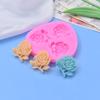 Molde de silicona con forma de rosa para hornear pasteles DIY
