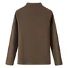 Camiseta Interior Base Cuello Alto 10A Antibacteriana Catiónica Camelia Hidratante Otoño e Invierno Capa Base Cálida Ropa de Otoño para Mujer