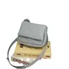 Bolso tejido a mano de cuero genuino bolso de hombro de piel de vaca de alta calidad bolso tipo flip simple versátil bolso de lujo ligero artístico