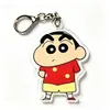 Llavero acrílico de Crayon Shin-chan, lindo diseño de caricatura, pequeño colgante de Shin-chan, accesorio para mochila de estudiante, regalo para parejas