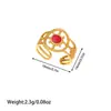 Anillo de titanio y acero con goteo de aceite, el nuevo superventas transfronterizo europeo y americano, anillo versátil de lujo ligero retro francés, venta al por mayor desde el fabricante