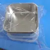 Caja de almacenamiento de alimentos de acero inoxidable 304 con tapa de silicona, caja pequeña, caja para arroz integral, caja para snacks, caja para salsas, caja de almacenamiento, transfronterizo