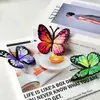 Venta al por mayor del fabricante Zapatos de Mariposa Simulada Sombrero de Flores Flor DIY Pasador de Pelo Pasador Material de Flor Decoración Libro Rojo Pequeño Mariposa Estéreo 3D