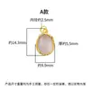 Nuevo Colgante Ovalado de Plata Esterlina S925 Estilo Ins con Piedra Incrustada DIY Pulsera de Cristal Collar Accesorios de Plata