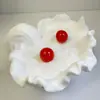 Joyas Lingge Estilo Vacacional Europeo y Americano Pendientes de Aro Pequeños Geométricos de Colores Dulces Pendientes de Resina Brillantes Estilo Fresco Ins
