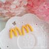 Simulación huevo escalfado huevo frito accesorios DIY accesorios para refrigerador accesorios para el cabello Harajuku material para funda de teléfono móvil ventas directas de fábrica