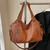 Bolso Tote Grande de Piel Sintética Suave para Mujer con Doble Compartimento, Bolso de Hombro para Viajes Transfronterizos, Bolso de Mujer, Venta al por Mayor Directa de Fábrica