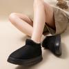 Zapatos de Algodón Dropshipping Transfronterizo, Botas de Nieve Cálidas para el Hogar en Invierno, Bolsos Antideslizantes para Pareja al Aire Libre, Zapatos de Algodón, Pantuflas de Algodón Engrosadas