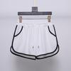 Shorts Esportivo Feminino Verão 2026 Novo Estilo Solto Casual Tamanho Grande Estudante Corrida Cintura Elástica Perna Larga Hot Pants para Uso ao Ar Livre