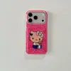 Funda Láser Hello Kitty Adecuada para iPhone 16/17 Pro, Moderna 16/15 Pro, Elegante 17 Funda de Mano, 16 Funda para Teléfono, 15
