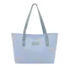 Bolsa de ombro popular para estudantes, nova, para a aula, bolsa tote casual de grande capacidade para o dia a dia com estampa em cores dopamina