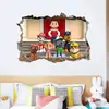 Pegatinas de Pared 3D de Patrulla Canina Transfronteriza para Decoración de Habitación Infantil Perro de Dibujos Animados Anime Pegatinas Autoadhesivas