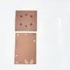 Lindo juego de tarjetas con cabeza de cachorro y reverso de tarjetas con dibujo de carpincho, tarjeta de felicitación, material de embalaje de tarjetas, lindo embalaje de regalo, tarjeta