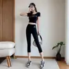 Mallas de Piel de Tiburón para Mujer para Primavera y Otoño, Mallas Sin Costuras de Cintura Alta para Uso al Aire Libre, Pantalones de Yoga Grises Barbie, Pantalones de Yoga con Control de Abdomen y Levantamiento de Glúteos para Mujer