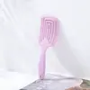 Novo Pente de Cabelo Portátil Vazado para Mulheres, Adequado para Estilo de Cabeça Oleosa, Pente Fofo de Coroa Alta para Uso Doméstico