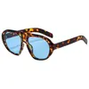 Gafas de sol de marco grande estilo europeo y americano 2026 para mujer, de moda con protección UV, gafas de bloqueo de luz azul transfronterizas, gafas de sol sin graduación