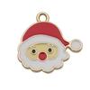 140 Desenhos animados Óleo Gota Liga Santa Elk Árvore Floco de Neve DIY Brincos Pulseira Pingente Jóias Acessórios