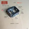 Dobradiça de Componente de Ferro Rotativa Combinada em Forma de U Dobradiça Borboleta Soldável Conexão de Móveis Cauda Grossa Modificada Dobradiça