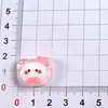 Pinza para el Pelo de Gato de Resina Transparente Goma para el Pelo Material Hecho a Mano DIY Pegatina de Pegamento de Crema Accesorios para Funda de Teléfono