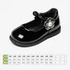 [Oferta Especial] Sapatos de Couro Snuffy Girls para a Primavera Sapatos de Princesa para Meninas Pequenas Sapatos Flats Macios Antiderrapantes para Bebês