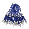 Cuerda tejida blanca para colgar teléfono móvil con hebilla de langosta, colgante de disco U para teléfono móvil, accesorio de cordón DIY tejido a mano