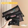 Bolsa de Malla Transparente para Almacenamiento Billetera de Monedas Viaje Mini Portátil Nylon Portátil Bolsa Pequeña Almacenamiento Bolsa de Maquillaje