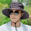Sombrero para Hombre de Verano para Exteriores con Protección Solar Sombrero de Viaje Sombrero de Pescador Coreano Sombrero de Montañismo para Hombre Sombrero para el Sol Transpirable Sombrero de Pesca