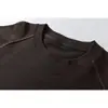 Sudadera básica retro simple de estilo japonés Rumeng con cuello redondo y manga larga para hombre, otoño, corte holgado, moderna, versátil, camisa base casual