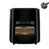8L Airfryer de Grande Capacidade Inteligente Visual Multi-Função Forno com Tela de Toque Air Fryer Fritadeira Elétrica Máquina de Batata Frita