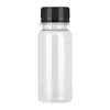 Mancha 30ml/50ml/120ml Botella Transparente Delgada Alta Botella Pequeña con Tapa Líquido Tableta Botella de Plástico