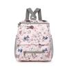 Bolso de mamá, nuevo bolso de hombro multifunción con estampado de moda para bebé, para salir, ligero, repelente al agua, con gran abertura.