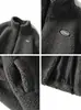 Otoño e Invierno 2025 Tendencia Nacional Polar de Algodón Ropa Exterior Holgada Estilo Bf Tops para Hombres y Mujeres Ropa de Pareja Chaqueta de Cuello Alto Ropa Exterior de Algodón Engrosada