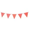 Bandera de Papel con Cuerda Triangular Dorada y Plateada, Rosa Cebolla Dorada, Negra, Decoración de Fiesta, Banderín de Tirar