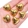 Cuentas acrílicas navideñas con forma de globo de amor, letras brillantes, corazón de melocotón, para hacer tú mismo, joyería, cadena para teléfono móvil.
