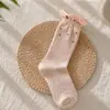 Calcetines apilados de lunares con volantes para mujer, estilo primavera y verano, estilo ins, transpirables, finos, calcetines ahuecados súper coquetos
