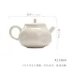 Tetera de Amasado a Mano de Barro Antiguo de Ceniza Moji Juego de Té Kung Fu Tetera Antigua Filtro de Agujeros de Bola Tetera Doméstica de Mano