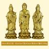 Atacado de fábrica Budismo Três Santos Buda Amitabha Bodhisattva Guanyin tendência para Bodhisattva cobre puro Bodhisattva ornamentos