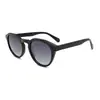 Gafas de Sol Polarizadas de Acetato Personalizadas de Moda Retro Transfronterizas Europeas y Americanas Montura Redonda Clásica Estilo Urbano de Moda Gafas de Sol Protectoras
