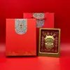 El adorno de escritorio de negocios más vendido de oro puro 999 "Oveja Próspera", auspicioso para el Año de la Oveja, atrae riqueza y tesoros, adecuado como regalo para reuniones anuales