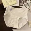 Pantaletas de algodón puro estilo nuevo para mujer de cintura alta con control de abdomen, 10A antibacterianas, entrepierna extendida de algodón puro, talla grande, bragas transpirables de jacquard