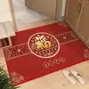 Tapetes de Entrada para Puerta de Estilo Chino, Tapetes de Entrada para Puerta de Alta Gama Antideslizantes y Resistentes a las Manchas, Tapetes y Alfombras para Puerta de Entrada de Casa
