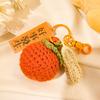 Llavero de peluche creativo con hebilla colgante, llavero tejido a mano, bolso colgante, regalo de mano al por mayor