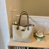 Bolsa de Tecido Estilo Coreano 2026 Verão Nova Moda Cor Sólida Bolsa de Ombro/Axila para o Dia a Dia Bolsa Tote Grande Capacidade de Mão
